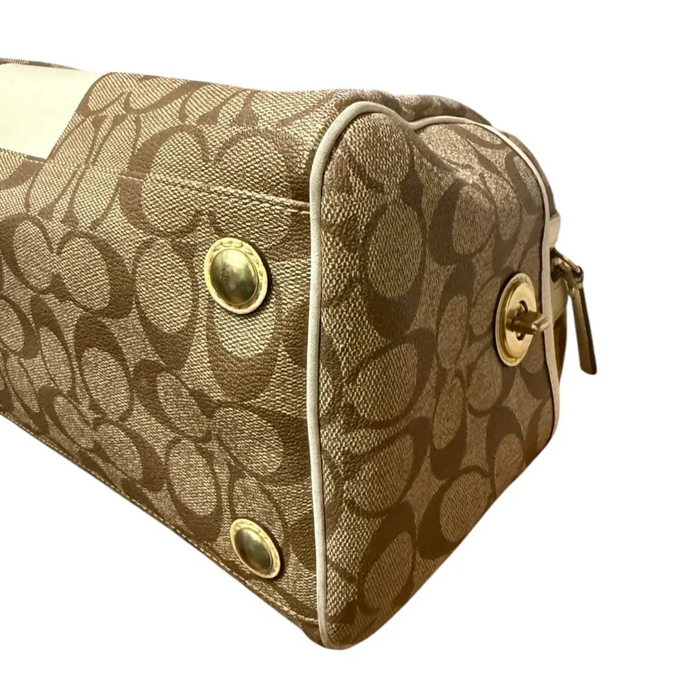 Coach 2007 Heritage Stripe Boston Bag - Picture 9 of 13